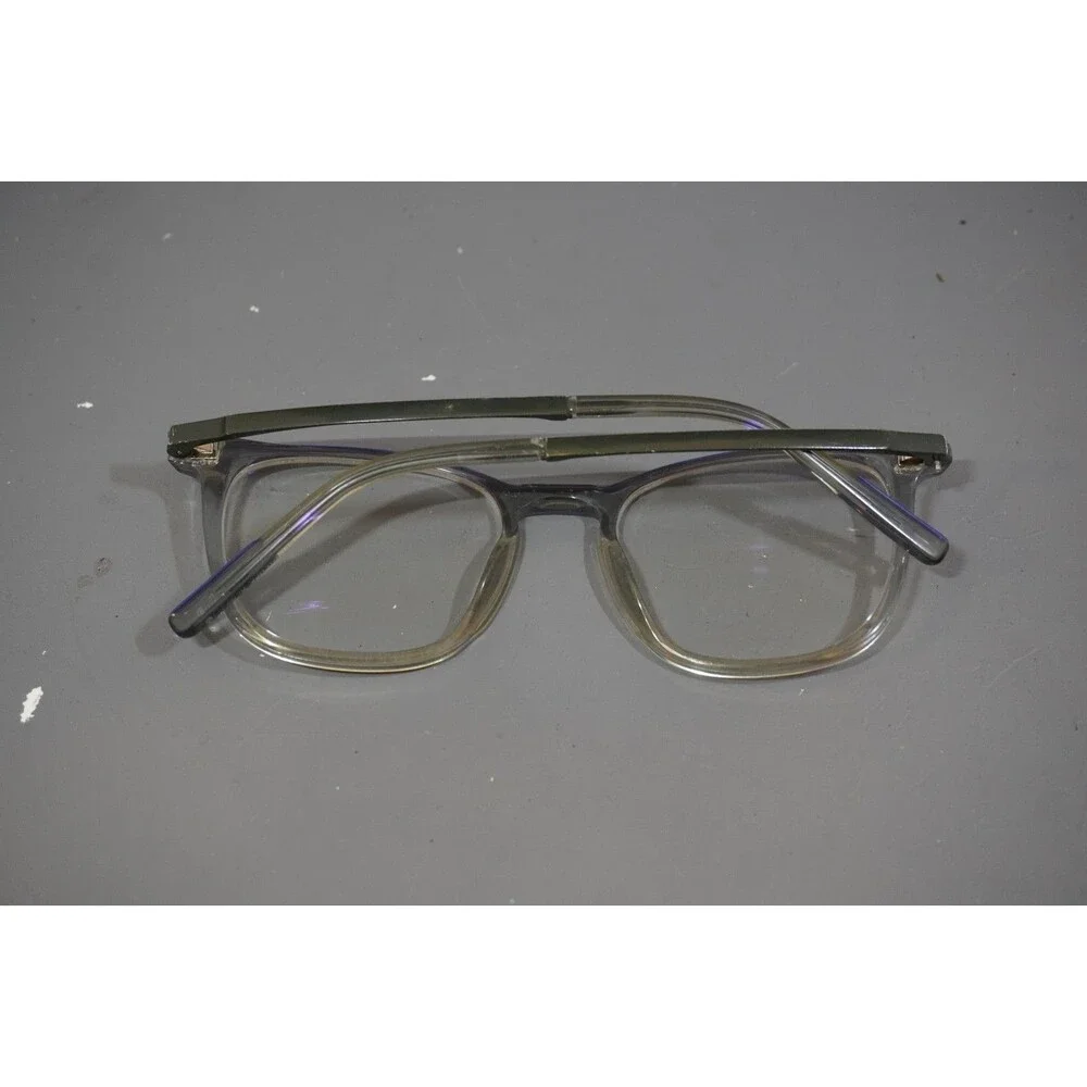 MOREL OGA 10140O GB08 Blue Clear Grey Eyeglasses Frames Only 52-20-145